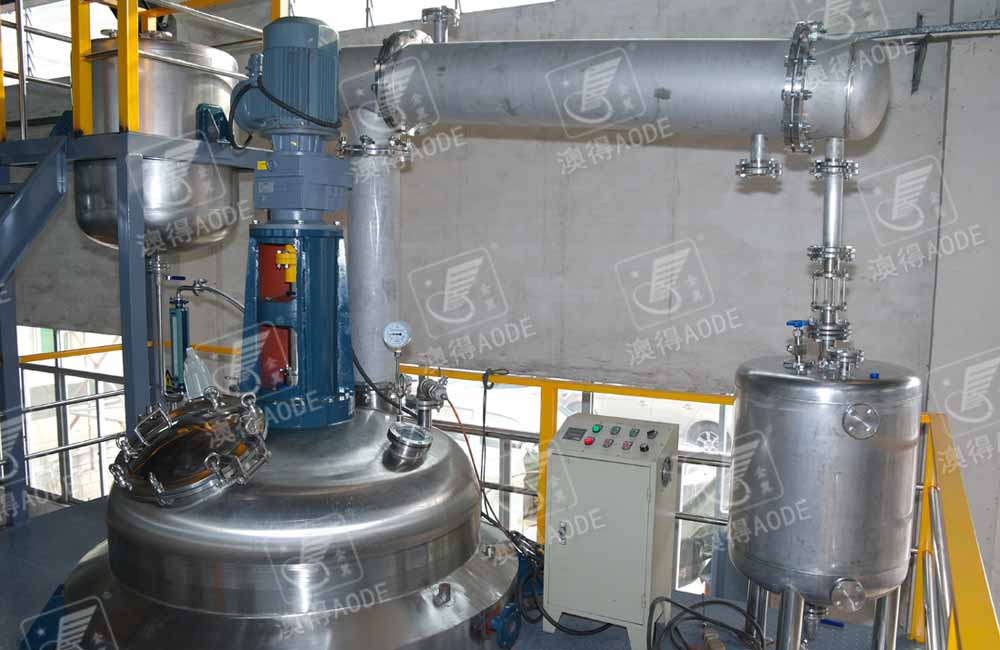 油墨反應釜(fǔ)工程案例
